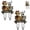 S*2PCS*14CM, variant on Whimsical Cow And Donkey Shaped Acrylic Flower Pots Outdoor Garden Decor Novelty Planter With Ground Stake For Yard Patio And Farmhouse Themed Decor