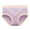 Purple, variant on Oksale Mid Waisted Cotton Underwear for Women Breathable Comfortable Panty Briefs Sexy Moisture Wicking Bikini Ladies Panties Gray XL