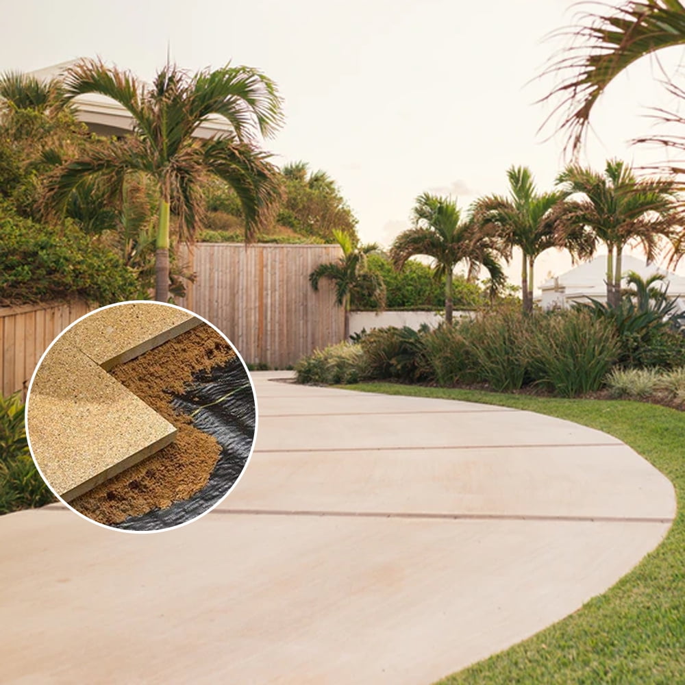 Heavy Duty Polyethylene Weed Barrier Fabric - Foldable Landscape Ground Cover - Prevents Weeds & Retains Moisture