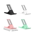 thumbnail image 4 of justharion Support de Téléphone Pliable Support de Bureau Multi Angle ABS Tablette Flexible Support Universel Mini Support Résistant aux Chocs Ordinateur Portable Vert Clair, 4 of 9