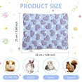 thumbnail image 3 of 4 Pcs Waterproof Guinea Pig Bedding Winter Guinea Pig Bed Plush Cage Liners Soft Dog Cat Mat Reversible Winter Cozy Animal Pee Pad Hamster Bed Mat for Bunny(Heart,13 x 10 Inch), 3 of 8