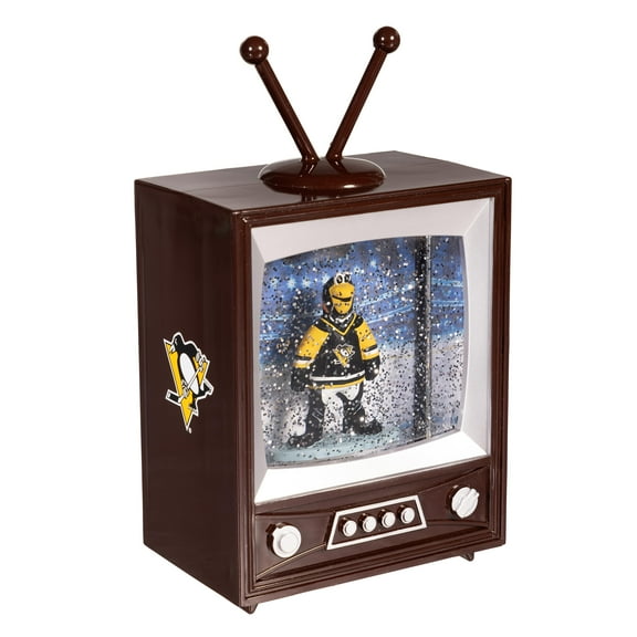 Pittsburgh Penguins 8" Vintage TV Water Globe Lantern with Mascot