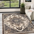 thumbnail image 2 of Allstar Living Room Area Rug with Heriz design in Brown, 2 of 8