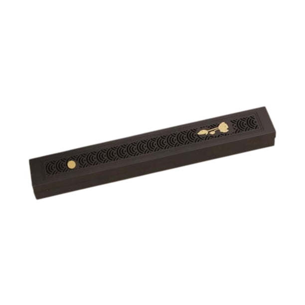 Porta incienso de madera, caja porta incienso, creativo, estante para incienso, hueco Patrón de loto