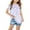 Purple, variant on Girls Print T Shirts Short Sleeve Crew Neck Rainbow Daisy Floral Summer Lightweight Breathable Pullover Pink 9 Years