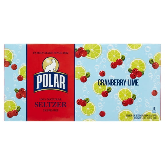 Polar Cranberry Lime Seltzer (Pack of 24)