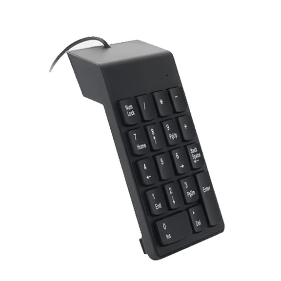 Yammee Mini Numeric Keypad Ergonomic Keyboard 18Keys For Laptop, PC, Desktop, Notebook And More Water And Dust Resistance