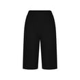 thumbnail image 4 of Ashirexll Shorts for Women, Womens Shorts Casual, Summer and Solid Color Loose Fashion Pants 5/4 Fashion Shorts, 4 of 6