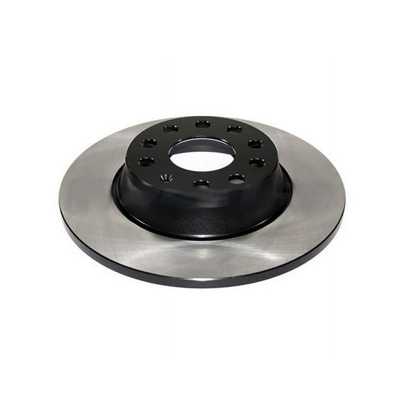 Rear Brake Rotor - Compatible with 2009 - 2017 Volkswagen Tiguan 2010 2011 2012 2013 2014 2015 2016