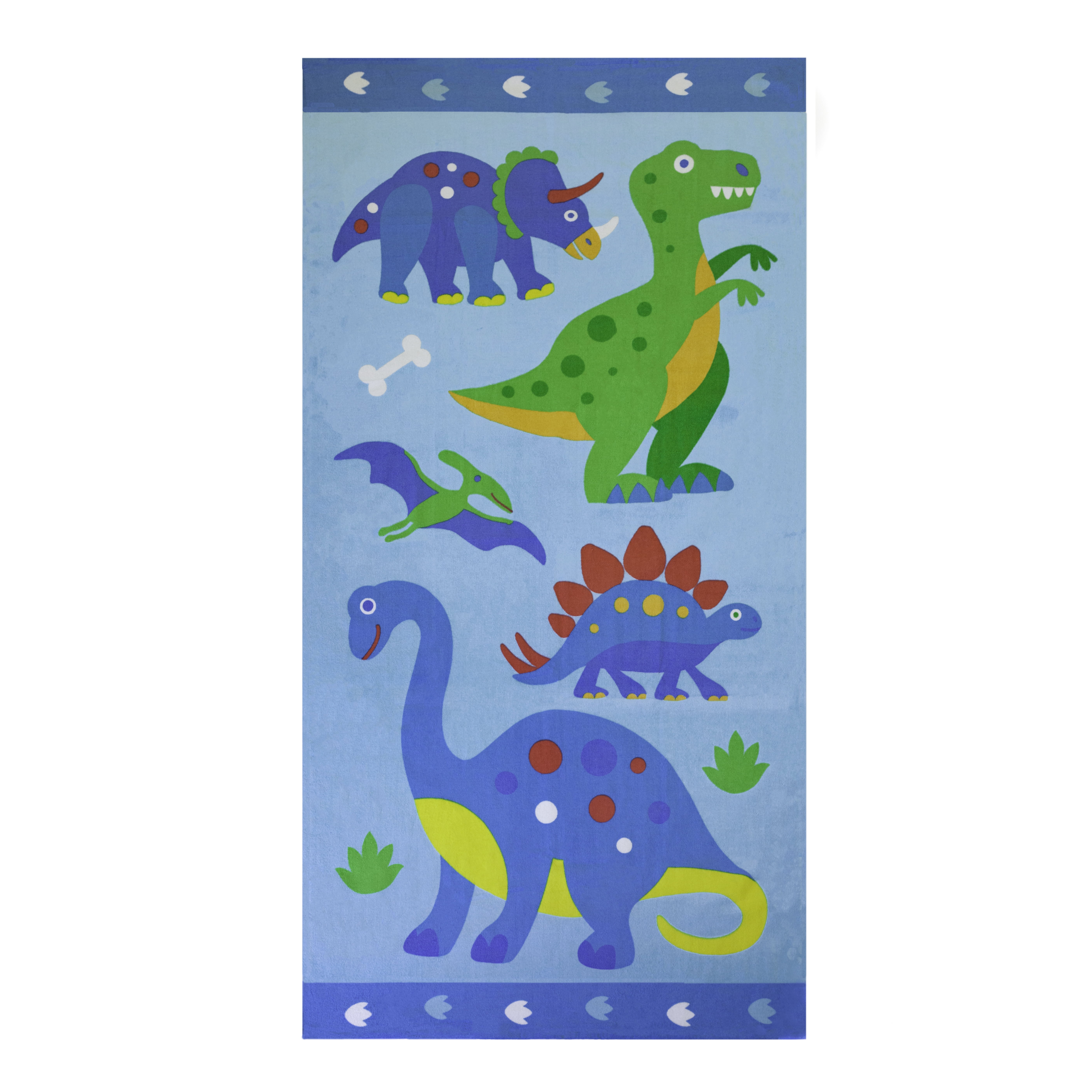 Kids Beach Towel T Rex Dinosaur Toddler Boy Pool Bath Gift Animal Cotton New 