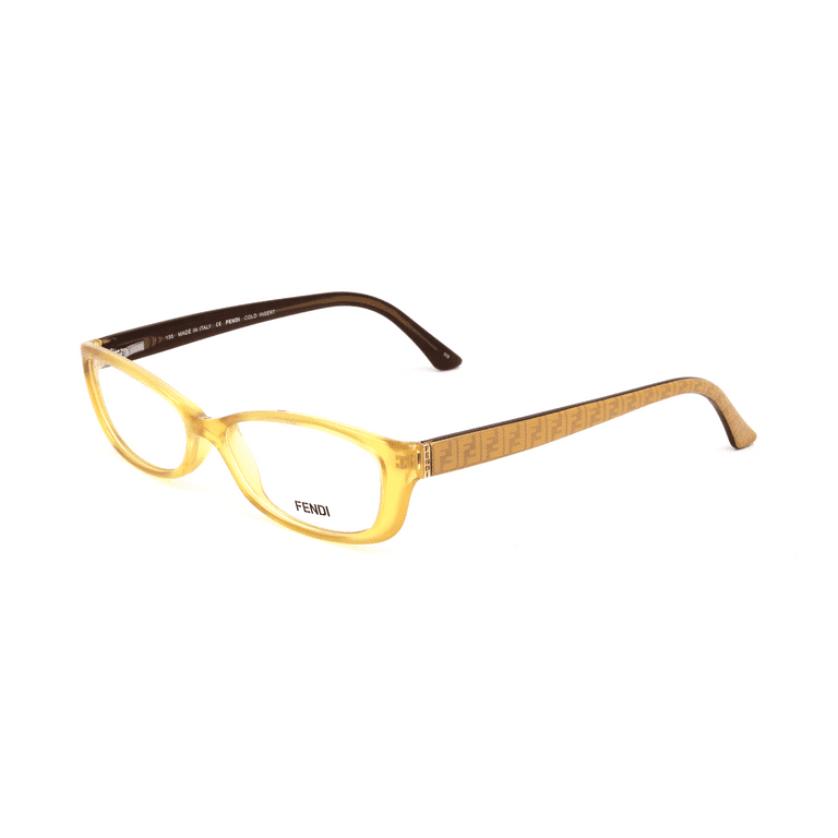 EYEGLASSES FRAME FENDI YELLOW WOMEN FENDI 881 832 Walmart