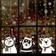 thumbnail image 3 of Navidad blanco puro ventana pegatinas muñeco de nieve alce copo de nieve pegatinas electrostáticas santa pegatinas Feliz Navidad decoración para el hogar, 3 of 5