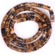 thumbnail image 4 of Cuentas de piedra sueltas espaciadoras de amazonita, turquesa, ágata, jaspes, granate y ojo de tigre redondo natural para hacer joyas, pulseras DIY, 4 of 5