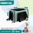 thumbnail image 2 of Top Tasta Transportín para perros y gatos, transportador para mascotas para gatos pequeños, medianos y grandes, transportador para perros con lados suaves, transportador para perros pequeños, portátil, 2 of 5