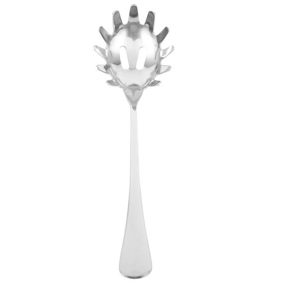 Omeite Stainless Steel Spaghetti Spoon Server - Pasta and Noodle Serving Utensil for Kitchen Use