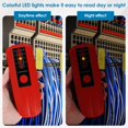 thumbnail image 4 of MesaSe Electromagnetic Radiation Detector Portable EMF Reader with Colorful LED Light High Accuracy Electromagnetic Radiation Tester Battery Powered Electric EMF Detector for Industrial, 4 of 9