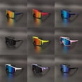 thumbnail image 2 of Gafas de sol UV400 para hombre y mujer, lentes deportivas para conducción al aire libre, pesca, correr, bicicleta de carretera, ciclismo qiuyongming unisex, 2 of 2