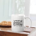 thumbnail image 2 of It's Norwegian Elkhound Glitter White Ceramic Coffee Mug For Men / Women, Novelty Norwegian Elkhound Pottery Coffee Mug, Funny Norwegian Elkhound Travel Porcelain Teacup 11 Oz., 2 of 7