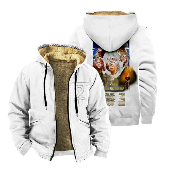 TX2 Tour Merch Zipper Hoodies Jacket Women Men Long Sleeve Streetwear Coat
