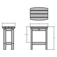 thumbnail image 2 of Highwood Lehigh Balcony Table - Counter Height, Outdoor, Eco-friendly, Synthetic Wood, 2 of 2