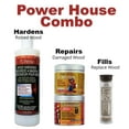 thumbnail image 5 of PC Products 84113 Rotted Wood Repair Kit, Water-Based Hardener, Epoxy Paste & Epoxy Putty, 1 oz, 5 of 8