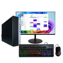 Restored HP ProDesk 600 G4 Desktop PC, Intel Core i5 3.2GHz, 16GB RAM, 1TB SSD, Win 11 Pro, WiFi, BT, Gaming KBM, 24" Monitor – Blair Tech (Refurbished)