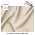 thumbnail image 5 of Luxury Pillowcase Set Of 4 - Super Soft Hotel Quality - Beige King, 5 of 8