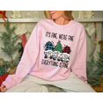 thumbnail image 4 of Funny Gnome Christmas Sweatshirt - It's Fine We're Fine Holiday Pullover, 4 of 6