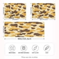 thumbnail image 4 of Yellow Brown Cow Pattern Standard Size Satin Pillowcase 20''x26'' Double-Sided Print Soft Wrinkle Resistant, 4 of 9