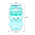 thumbnail image 3 of Botella My Shop de Plástico con Tapa y Popote en Forma de Oso para Agua de 1 Litro, 3 of 3