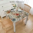 thumbnail image 2 of HAOXIT Fitted Tablecloth Square Plants Elastic Edge Table Cover,Water Proof Spill Proof Table Cloth for Kitchen Dining Party,Fits Square Tables 48''x48'', 2 of 7