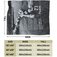 thumbnail image 3 of Psalm 23 The Lord is My Shepherd Sheep Grazing Poem Blanket, Beach Blankets Soft Flannel Plush Throw Blankets Bed Couch Air Conditioning Blanket for Teen, Boys, Girls, Kids, Men,Women, Adult,40x50 in, 3 of 6