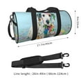 thumbnail image 5 of Sigee A Funny Little Dalmatian Puppy Printed Multi-compartment Sports Gym Bag for Men and Women Large Capacity Travel Bag, Overnight Bag, 5 of 8