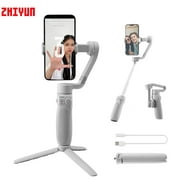 Zhiyun Smooth Q4 Smartphone Gimbal Stabilizer for iPhone Android Cellphone 3-Axis for Vlogging YouTube TikTok
