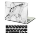 thumbnail image 1 of KSK KAISHEK Compatible Old MacBook Pro 13 inchs Case Early 2015/2014/2013/Late 2012 Rel. Model A1425 A1502, Plastic Hard Shell + Black Keyboard Cover, Marble A 266, 1 of 5