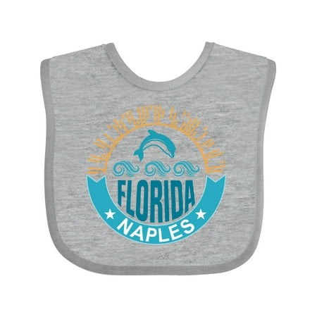 

Inktastic Naples Florida Beach Vacation Boys or Girls Baby Bib