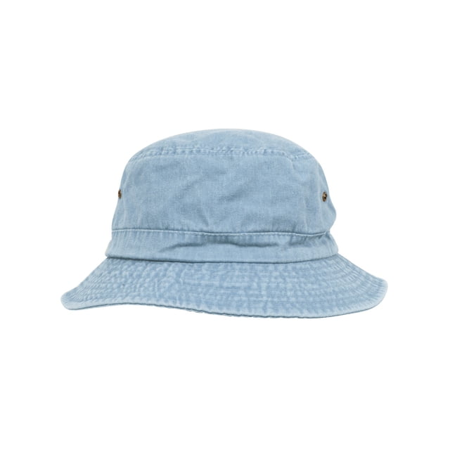 Top Headwear Washed Design Bucket Hat, Lt Blue S/M