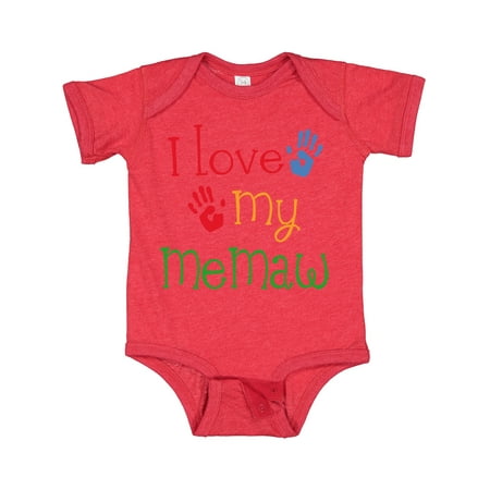 

Inktastic I Love My MeMaw Gift Baby Girl Bodysuit