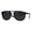 navy black, variant on Mens Classic Mod Thin Plastic Racer Pilots Sunglasses All Black
