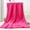 Hot Pink, variant on Puntoco Clearance 17.71 x 25.59 inch Solid Soft Throw Kids Blanket Warm Coral Plaid Blankets Flannel Brown