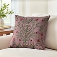 thumbnail image 2 of BHG 20"x20" Violet Florence Floral Throw Pillow(1 Count), 2 of 5