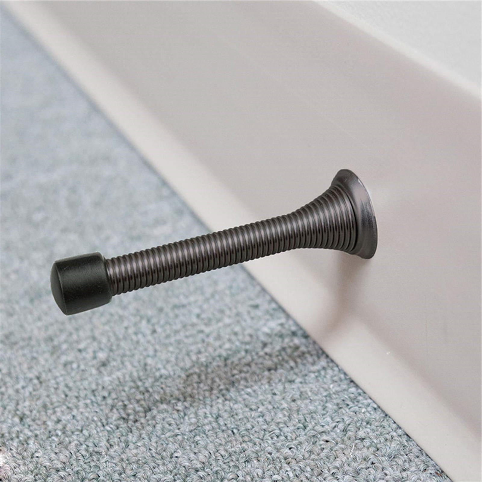 XINHUADSH Spring Door Stopper Easy to Use Flexible Heavy Duty Spring