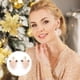 thumbnail image 3 of 1 par preciosos pendientes de Navidad alk aretes de bocina joyería de estilo navideño, 3 of 4