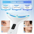 thumbnail image 4 of Neck Beauty Massager  Micro-current Three-color Light Firming and Rejuvenating Skin Ion Importer Facial Lifting for Neck Lines and USB Charging, 4 of 14