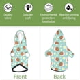 thumbnail image 4 of JUNZAN Dog Hoodie Puppy Sweater Sweatshirt,Cold Weather Coat Pet Clothes for Dog Cat-Snail And Flower, 4 of 5