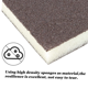 thumbnail image 4 of 20 piezas de papel abrasivo de esponja, herramienta de limpieza de papel de lija de metal, almohadillas de lijado de esponja para platos en grano 120 240 400 600 800, 4 of 8
