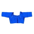 thumbnail image 4 of Blue Traditional Ready Made Blouse for Saree, Cultural Wear for Women, 027, 4 of 5