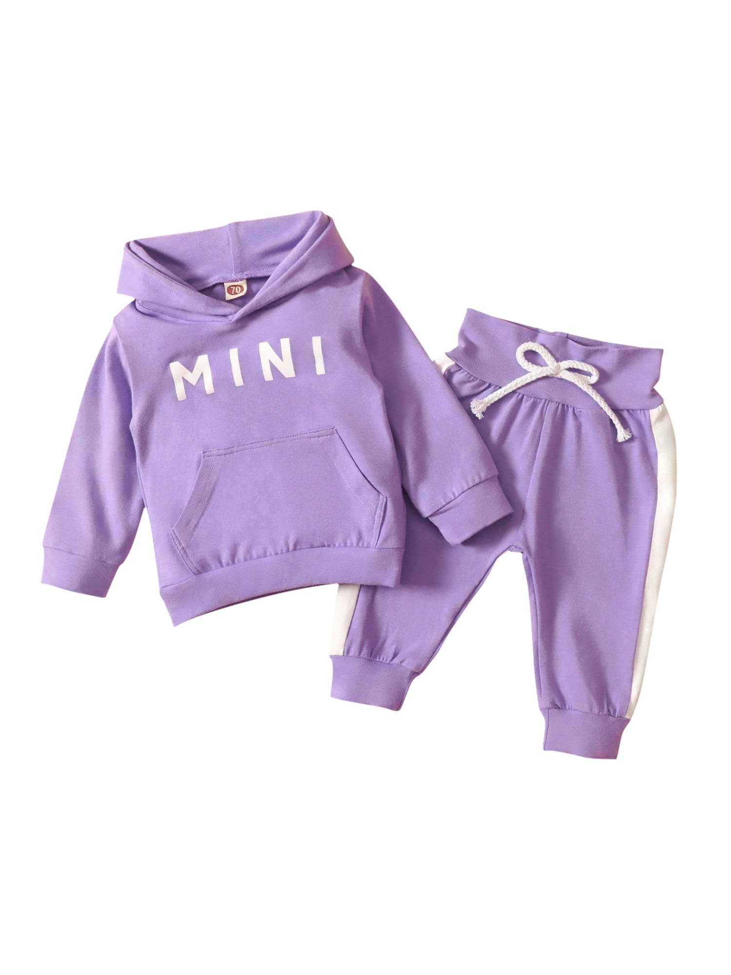 2pcs Kids Baby Girls Long Sleeve Pullover Sweatshirts Casual Tops Pants Outfits 