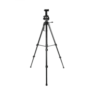 onn 67-Inch Tripod with Smartphone Cradle and GoPro Mount