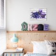thumbnail image 5 of Lavender Canvas Wall Decor for Bathroom Purple Modern Flowers Pictures for Bedroom Wall Art Framed Vintage Wall Decor for Girls Room Kitchen Office Wall Decoration Artwork for Home Walls Size 12x15, 5 of 6